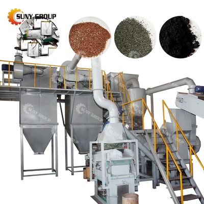 PLC PC Touch Screen Controlled Sorting Machine for Lithium Cobalt Nickel Cathode Waste