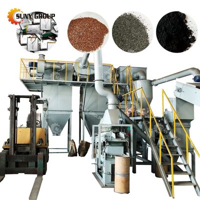 PLC PC Touch Screen Controlled Sorting Machine for Lithium Cobalt Nickel Cathode Waste