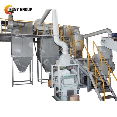 Scrap Computer Lithium Battery Recycling Machinery with PLC PC Touch Screen Control