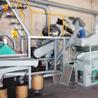 Scrap Computer Lithium Battery Recycling Machinery with PLC PC Touch Screen Control