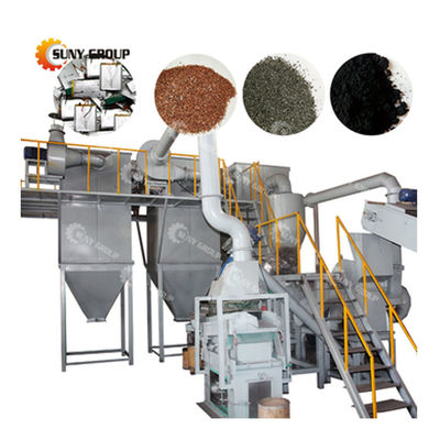 Scrap Metal Shredders Electric Battery Recycling Equipment with High Seperation Ratio