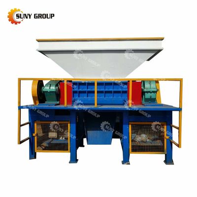 Double Shaft Shredder for Scrap Aluminum Profile and Hard Disk Shredding Machine