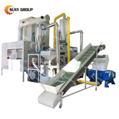 PLC Controlled Scrap Al PET PP PE Composite Recycling Machine for Plastic Waste