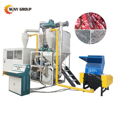 110kW Power PLC Controlled ACP Panel Aluminum Plastic Crushing and Separation Machine