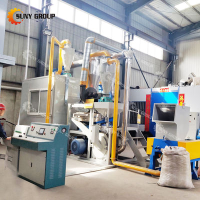 Aluminum Plastic Panel Crushing And Separating Line Featuring 85kw PLC Core Components