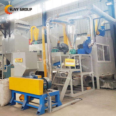 Aluminum Plastic Panel Crushing And Separating Line Featuring 85kw PLC Core Components