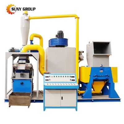300KG Per Hour Scrap Wire Copper PVC Separating Machine with Video Technical Support