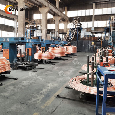 Oxygen-Free Copper Rod Upcast Machine Horizontal Brass Rod Continuous Casting Machine
