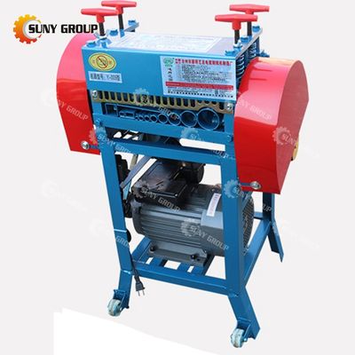 4.5kw Waste Cable Cutting Plastic Cover Stripper Machine for Separating Copper from Rubber/Plastic Casings