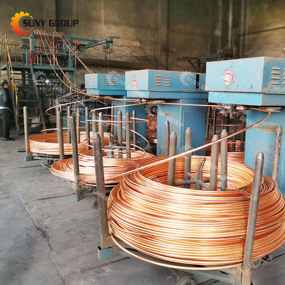 8MM 12MM 16MM Upward Copper Rod Making Machine for High Efficency Continuous Casting Plant