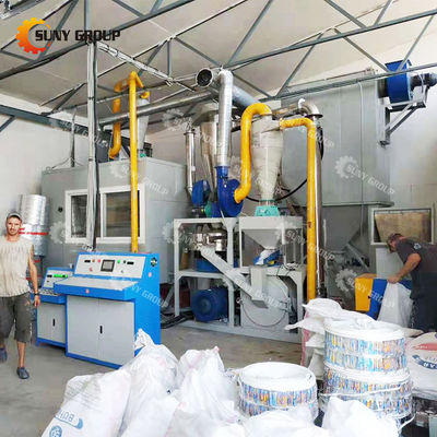 Aluminum Plastic Panel Crushing And Separating Line Featuring 85kw PLC Core Components