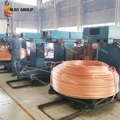 Oxygen-Free Copper Rod Upcast Machine with Continuous Casting in 380V 50HZ 3 Phase