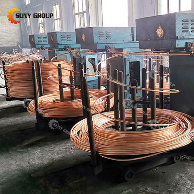 Oxygen-Free Copper Rod Upcast Machine with Continuous Casting in 380V 50HZ 3 Phase