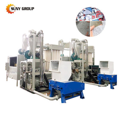 High Separation Efficiency Aluminum Plastic Separation Machine with PLC Control