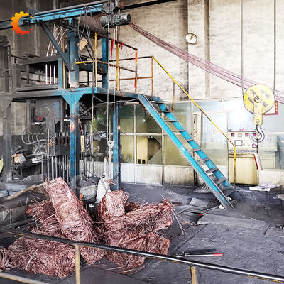 12000T/Year Cathe Copper Rod Upward Continuous Casting and Rolling Machine