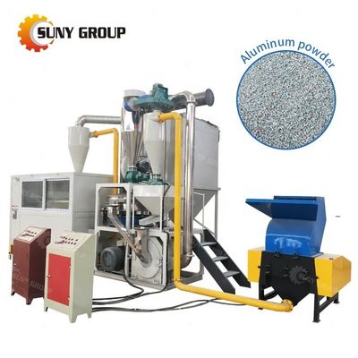 Separate PE PVC Aluminum Plastic Capsule Board Scrap Recycling Machine with PLC Control