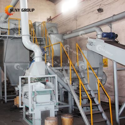 Scrap Computer Lithium Battery Recycling Machinery with PLC PC Touch Screen Control