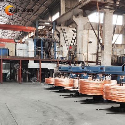 8MM 12MM 16MM Upward Copper Rod Making Machine for High Efficency Continuous Casting Plant