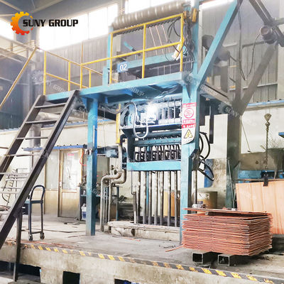 Copper Continuous Up Casting Machine for Cathode Copper Plate Processing Customizable