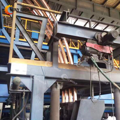 Copper Continuous Up Casting Machine for Cathode Copper Plate Processing Customizable
