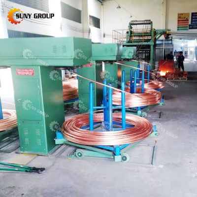 8MM 12MM 16MM Upward Copper Rod Making Machine for High Efficency Continuous Casting Plant