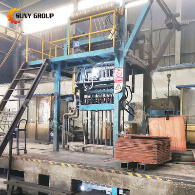 Copper Continuous Up Casting Machine for Cathode Copper Plate Processing Customizable