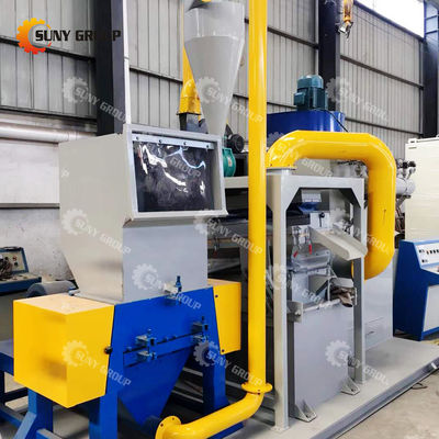 39kW Copper Wire Granulator Wind Separation Machine Video Outgoing-Inspection Provided