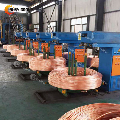 12000T/Year Upward Continuous Copper Bar Casting Production Line for Copper Electrowinning