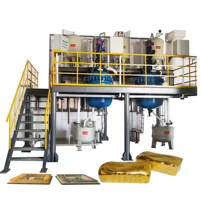 25kW Waste PCB Recycling Plant with Surface Gold Stripping Computers Scrap Recycling