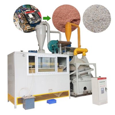 Air Flow Separator Refine Copper Gold Recovery Scarp PCB Recycling Machine with Best