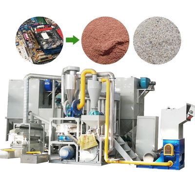Air Flow Separator Refine Copper Gold Recovery Scarp PCB Recycling Machine with Best