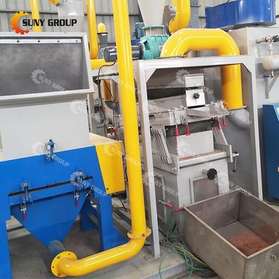 380V 50Hz 3Phase Copper Wire Granulator Separator Recycling Machine for High Copper Purity