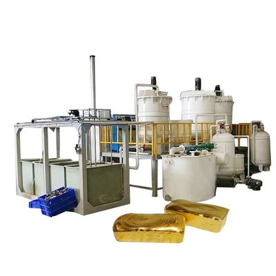 High Productivity Computer Mobile Scrap PCB Components CPU Chips Precious Metal Extraction Refining Plant