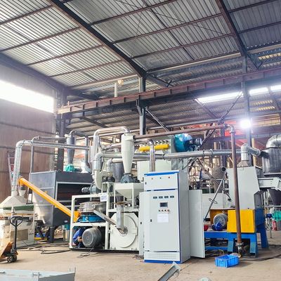 Scrap Solar Panel PV Recycling Line with 200-1000kg/h Capacity and PLC Core Components