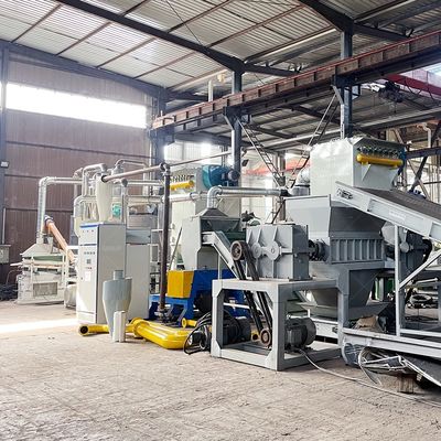 Scrap Solar Panel PV Recycling Line with 200-1000kg/h Capacity and PLC Core Components