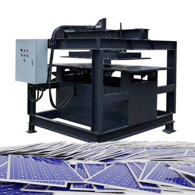 Solar Panel Aluminum Alloy Frame Removing Recycling Machine with 150mm Hydraulic Stroke