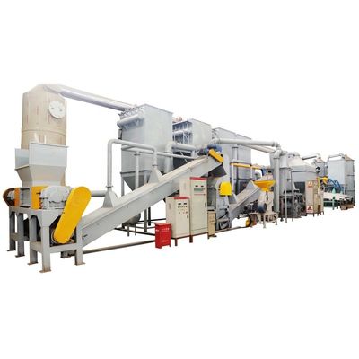 PLC PC Touch Screen Control Lithium Ion Battery Recycling Plant for Lithium Battery Scrap
