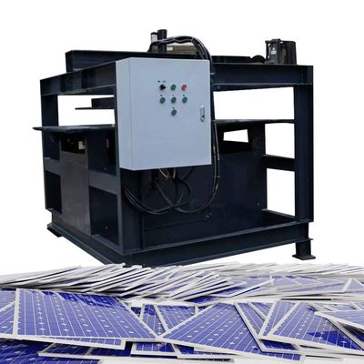 Hydraulic Scrap Solar Panels Aluminum Alloy Frame Removing Machine with 2*1 Oil Pump