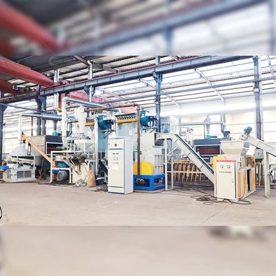 Raw Material Solar Panel Used Recycling Machine for Silicon and Metal Separation Top