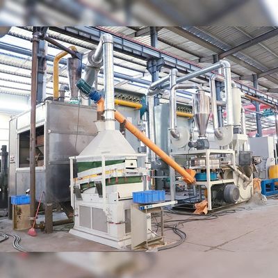 PLC Controlled Used Solar PV Panel Recycle Plant Glass Metal Silicon Plastic Separator Machine