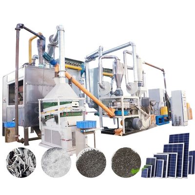 Directly Supplying PLC Recycling Of Disused Photovoltaic Modules Capacity 200-1000kg/h