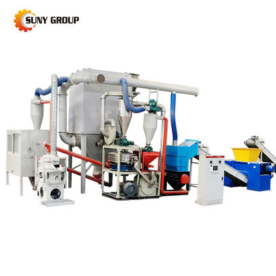 Customized 55kW Power PCB Recycling Plant for in Scrap Circuit Board Crushing