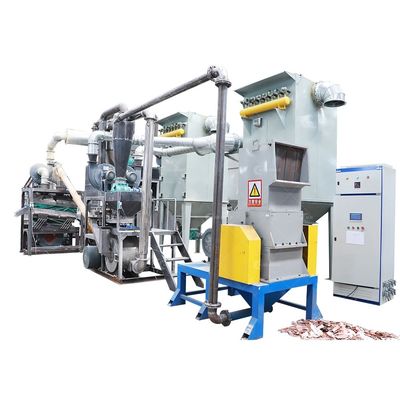 PLC Controlled E Waste Scrap PCB Circuit Boards Recycling Machine with High Capacity