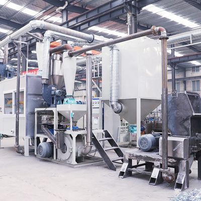 200-1000kg/h Capacity Stand Up Laminated Pouches Recycling Machine with 2500KG Weight