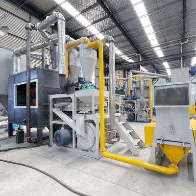 Aluminum Plastic Foil Waste Separation Machine for Capacity 200-1000kg/h Wheight 5.8t