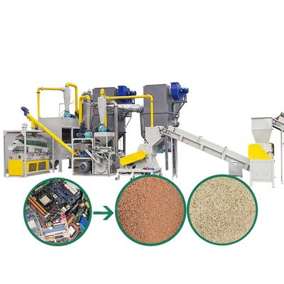 220V/380V/Customized Voltage Waste PCB Recycling Machine for Crushing and Separating
