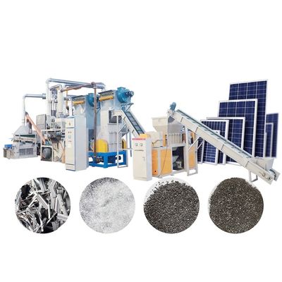Generation Mono Solar Panels Recycling Machine for Utility Scale PV Modules Recycling
