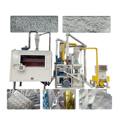 Aluminum-plastic Waste Treatment Separator 85kw Power and 100% Separate Rate