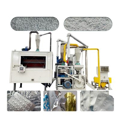 Aluminum-plastic Waste Treatment Plant Yogurt Cups Aluminum Plastic Separator Machine