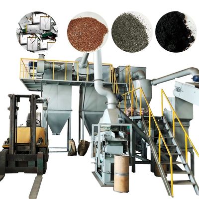 Scrap Lithium Battery Crushing and Recycling with Durable PLC PC Touch Screen Control